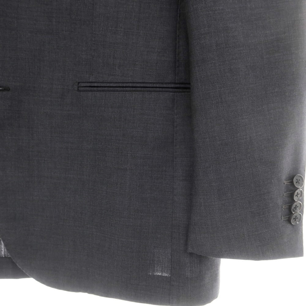 【中古】リングヂャケット RING JACKET MEISTER モヘヤウール 3つボタンスーツ ダークグレー【 48 】【 状態ランクA 】【 メンズ 】