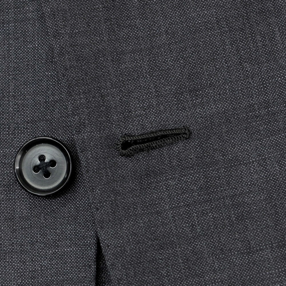 【中古】リングヂャケット RING JACKET MEISTER モヘヤウール 3つボタンスーツ ダークグレー【 48 】【 状態ランクA 】【 メンズ 】