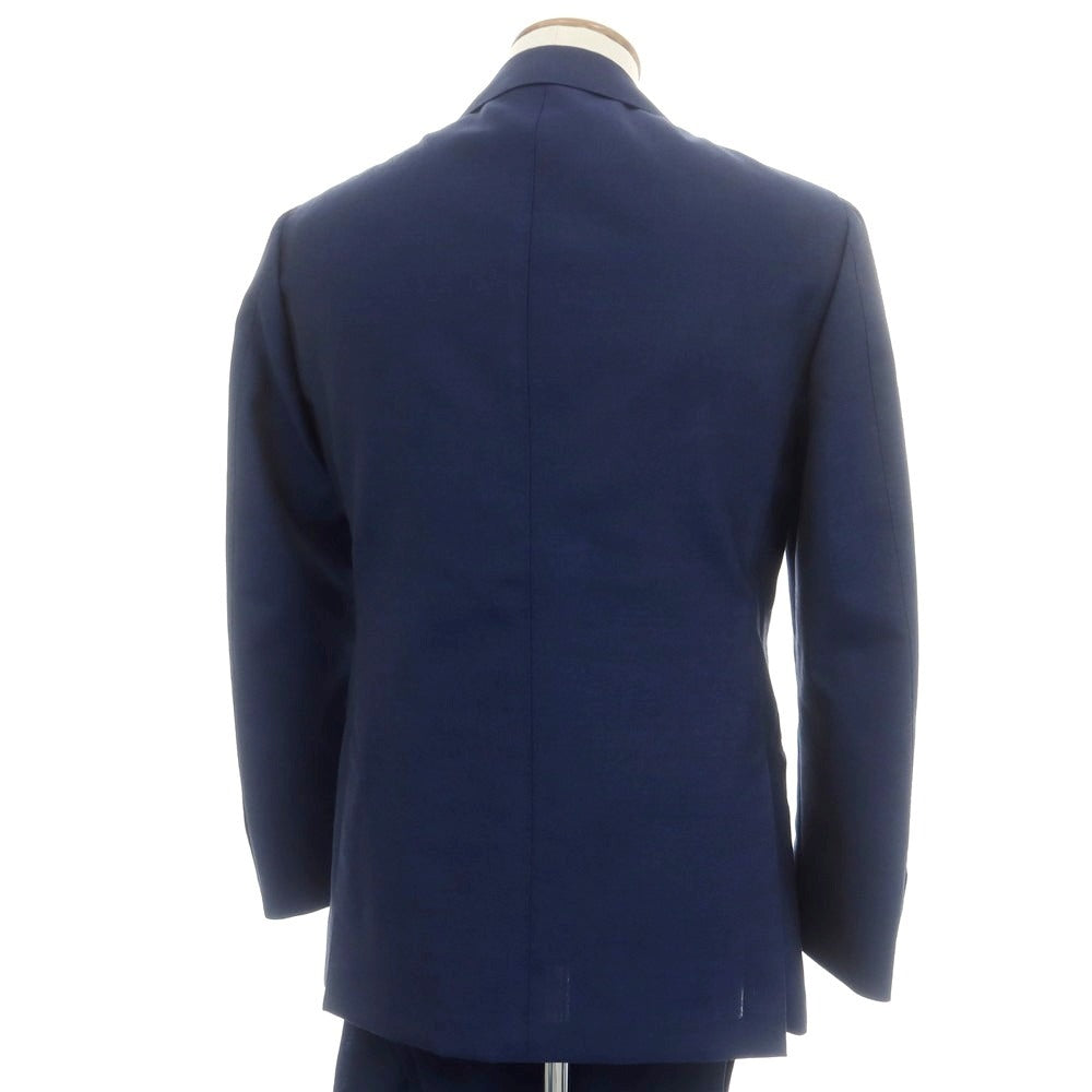 【中古】リングヂャケット RING JACKET MEISTER モヘヤ 3つボタンスーツ ネイビー【 48 】【 状態ランクB 】【 メンズ 】