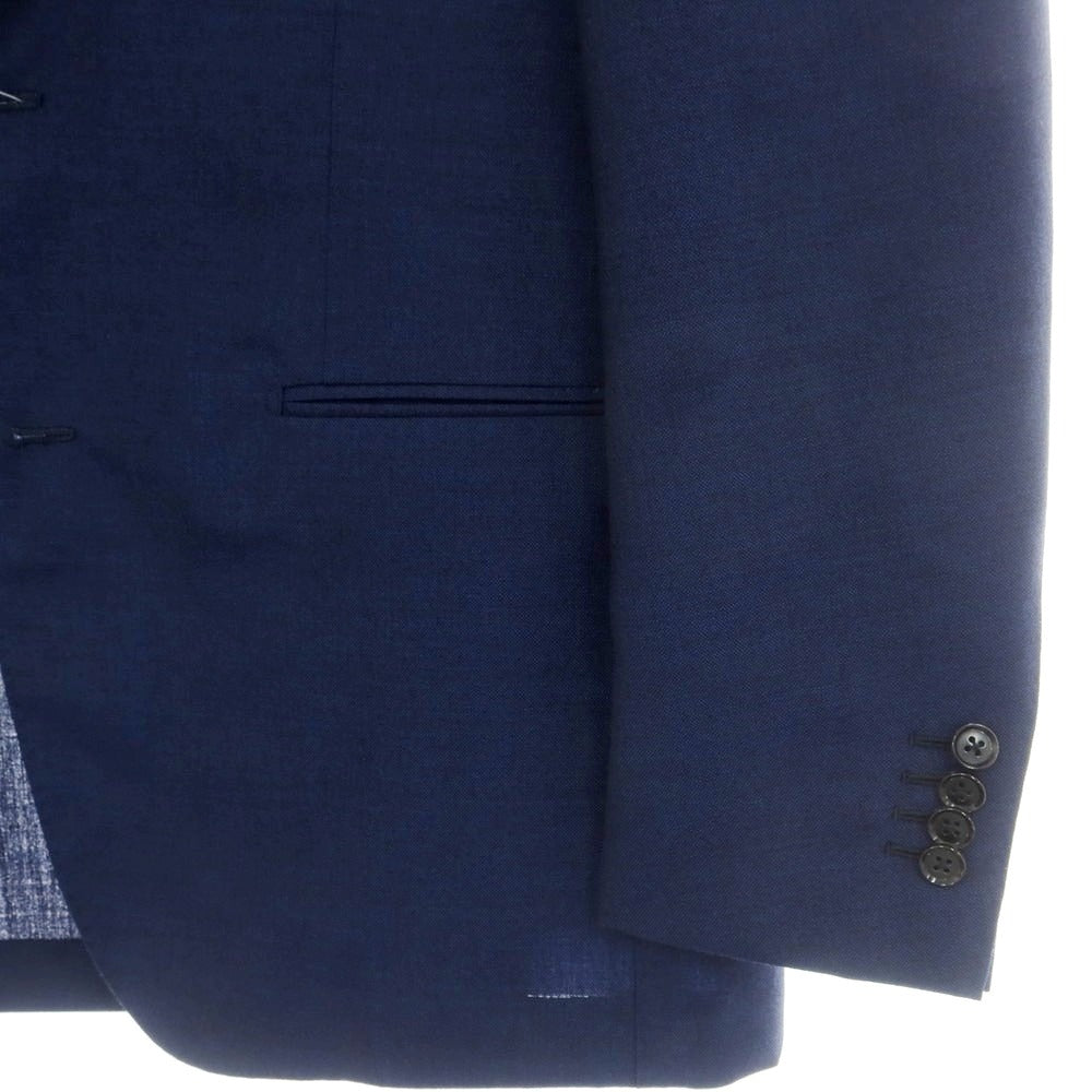 【中古】リングヂャケット RING JACKET MEISTER モヘヤ 3つボタンスーツ ネイビー【 48 】【 状態ランクB 】【 メンズ 】