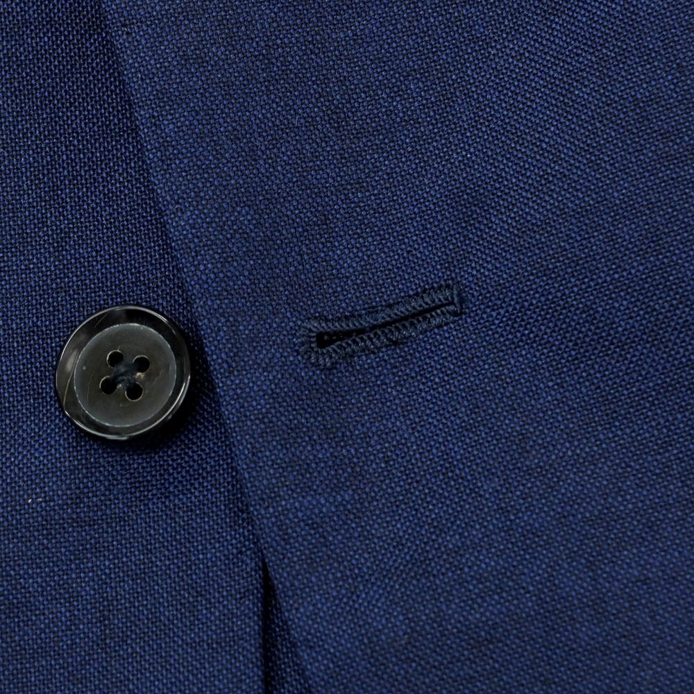 【中古】リングヂャケット RING JACKET MEISTER モヘヤ 3つボタンスーツ ネイビー【 48 】【 状態ランクB 】【 メンズ 】