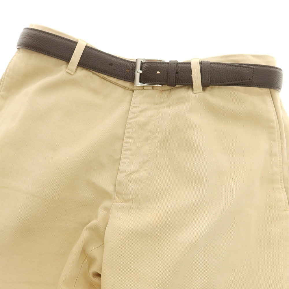 【中古】シセイ Cisei シュリンクレザー ベルト ブラウン【 85 】【 状態ランクB 】【 メンズ 】
