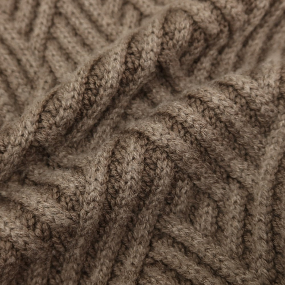 【中古】ラルディーニ LARDINI ウール ガウン型 ショールカラー カーディガン アッシュブラウン【 42 】【 状態ランクB 】【 メンズ 】