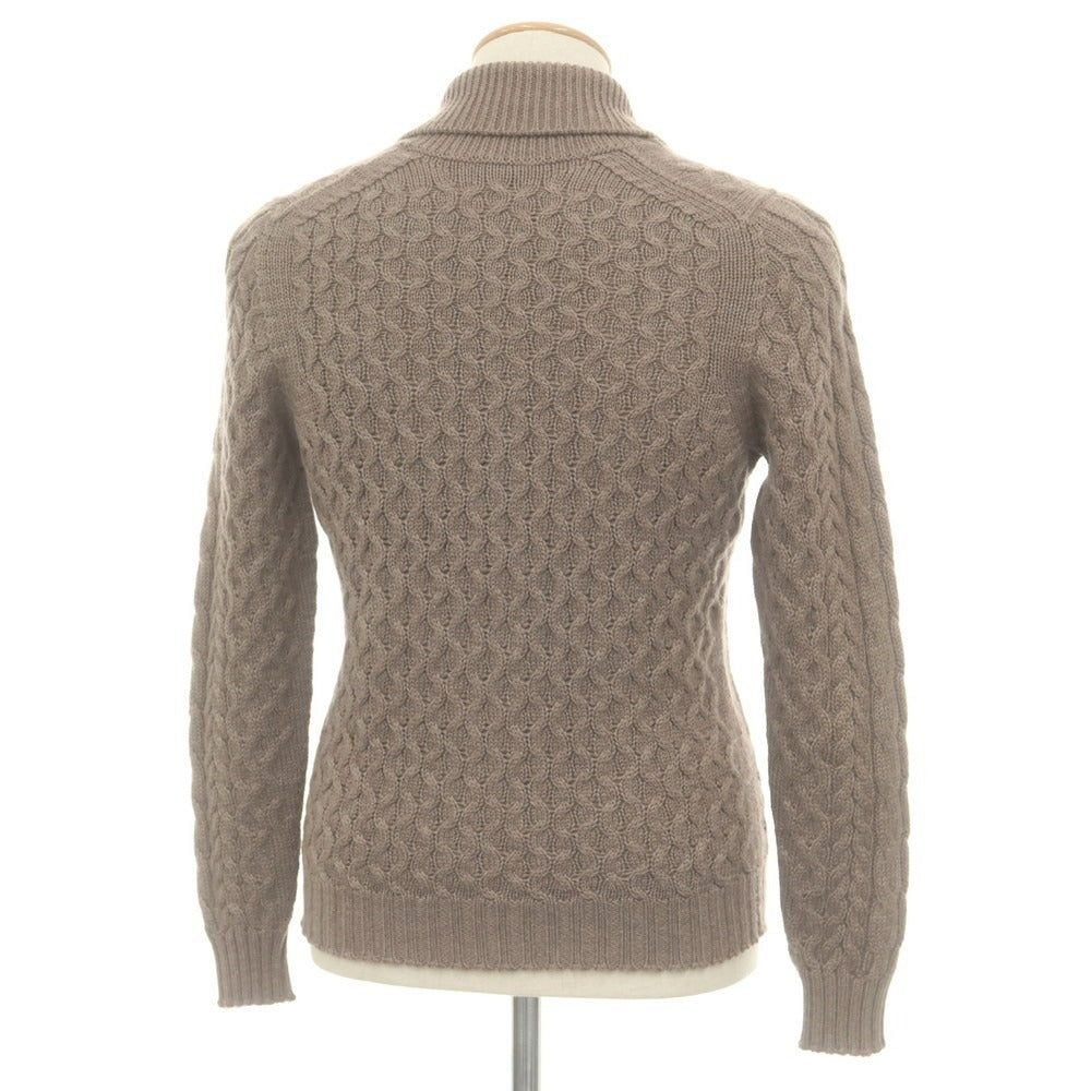 【中古】ドルモア DRUMOHR ウール ショールカラー カーディガン トープ系【 42 】【 状態ランクB 】【 メンズ 】