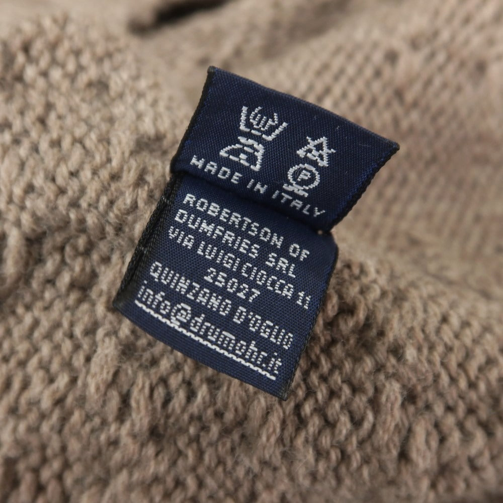 【中古】ドルモア DRUMOHR ウール ショールカラー カーディガン トープ系【 42 】【 状態ランクB 】【 メンズ 】