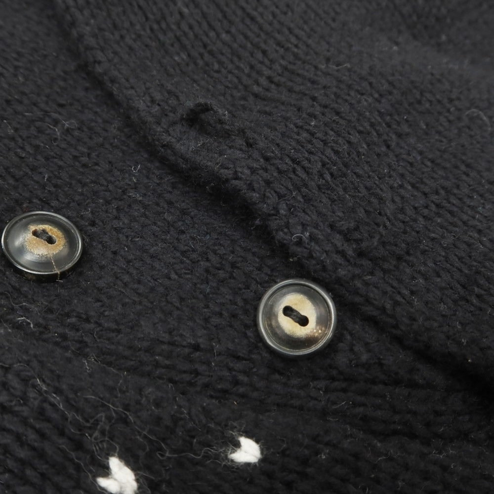 【中古】ポロ ラルフローレン Polo Ralph Lauren コットンアンゴラカシミヤ ショールカラー プルオーバーニット ブラック【 XS 】【 状態ランクC 】【 メンズ 】