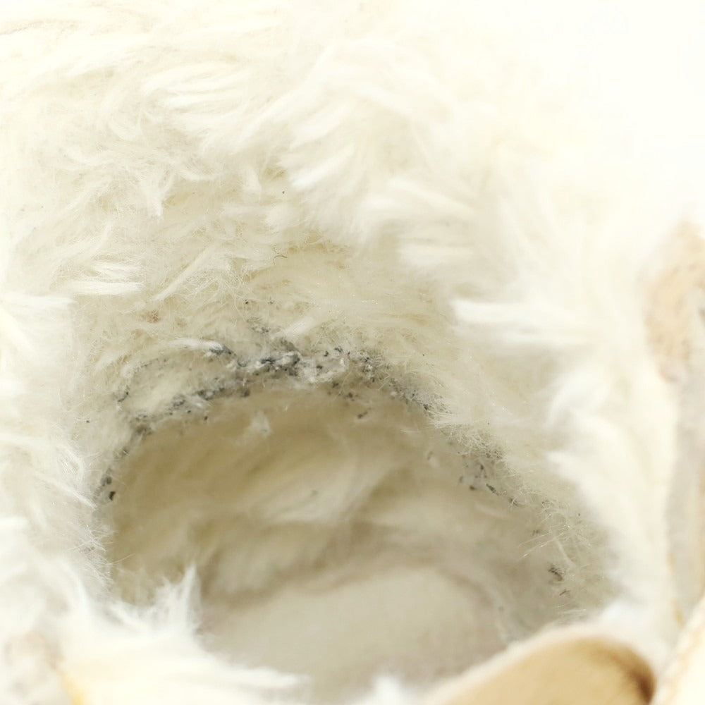 【中古】モンテリアーナ MONTELLIANA ハラコレザー マウンテンブーツ ベージュ【 39 】【 状態ランクA 】【 メンズ 】