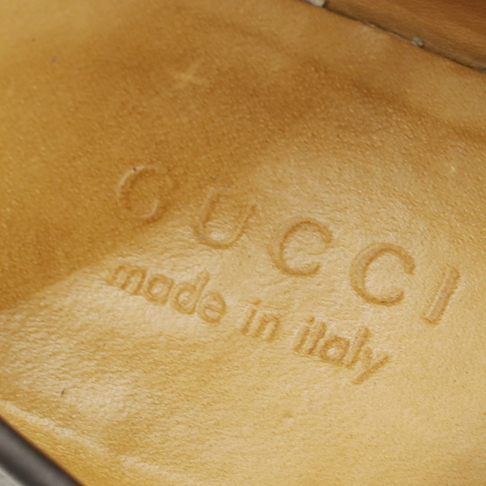 【中古】グッチ GUCCI モカシン ビットローファー ブラック系【 5 】【 状態ランクB 】【 メンズ 】