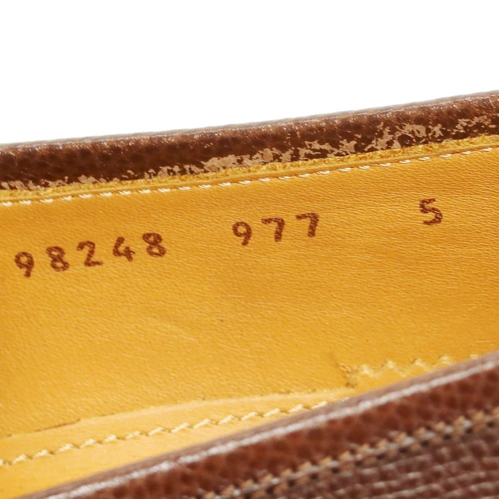 【中古】ジャランスリウァヤ JALAN SRIWIJAYA ヴァンプローファー ブラウン【 5 】【 状態ランクA 】【 メンズ 】