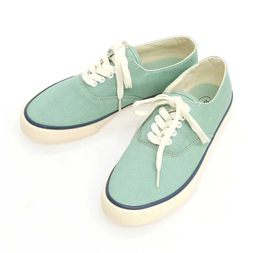 【中古】【未使用】トップサイダー TOPSIDER CLOUD CVO キャンバス スニーカー グリーン【 5 】【 状態ランクS 】【 メンズ 】