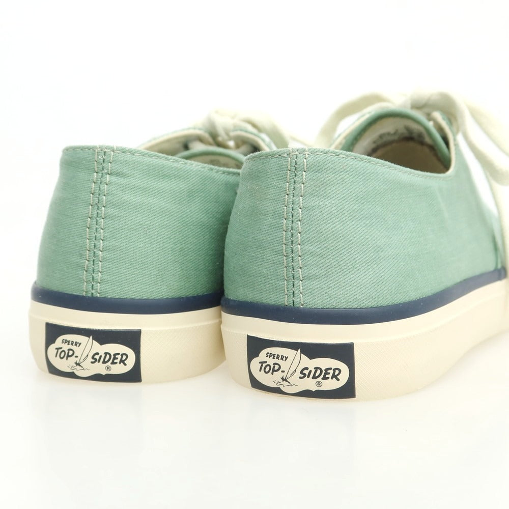 【中古】【未使用】トップサイダー TOPSIDER CLOUD CVO キャンバス スニーカー グリーン【 5 】【 状態ランクS 】【 メンズ 】