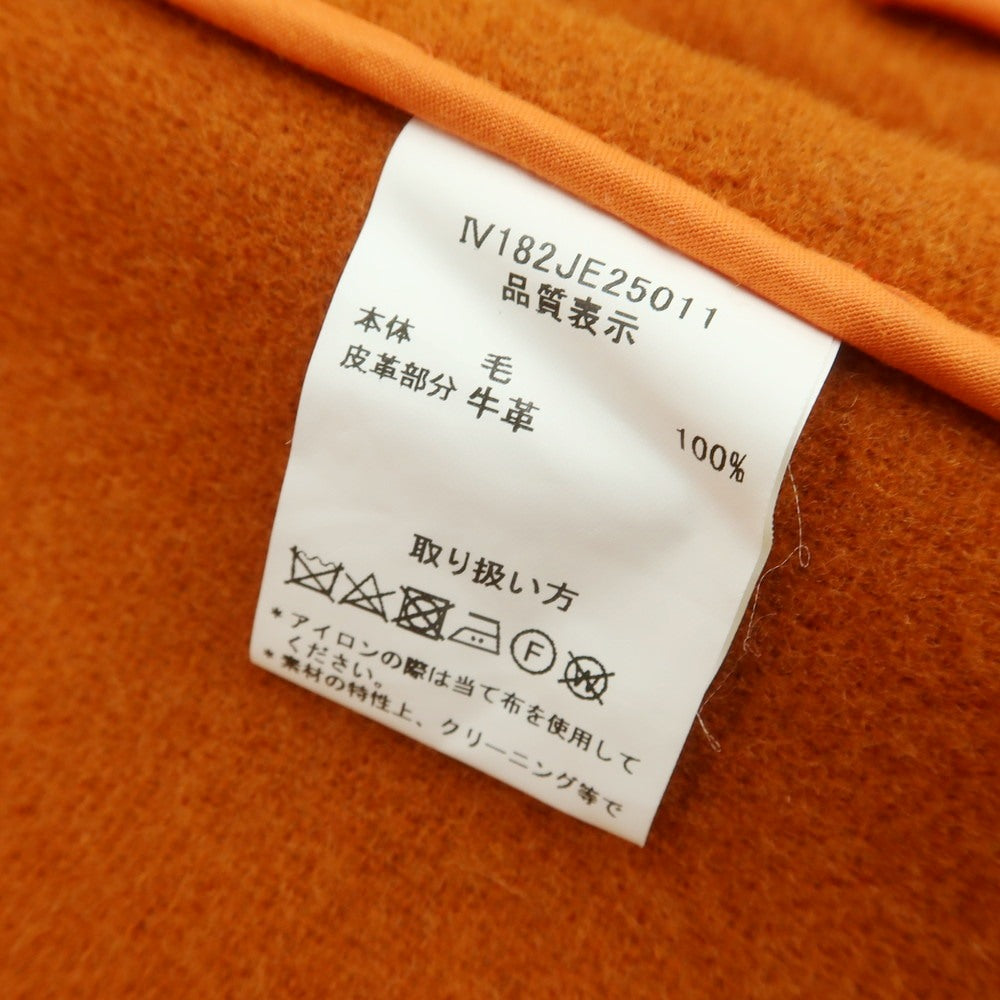【中古】インバーティア INVERTERE ウール ダッフルコート ダークオレンジ【 36 】【 状態ランクB 】【 メンズ 】