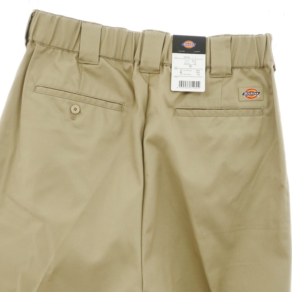 【中古】【未使用】ディッキーズ Dickies ストレッチ テーパード イージー チノパンツ ベージュ【 32 】【 状態ランクS 】【 メンズ 】