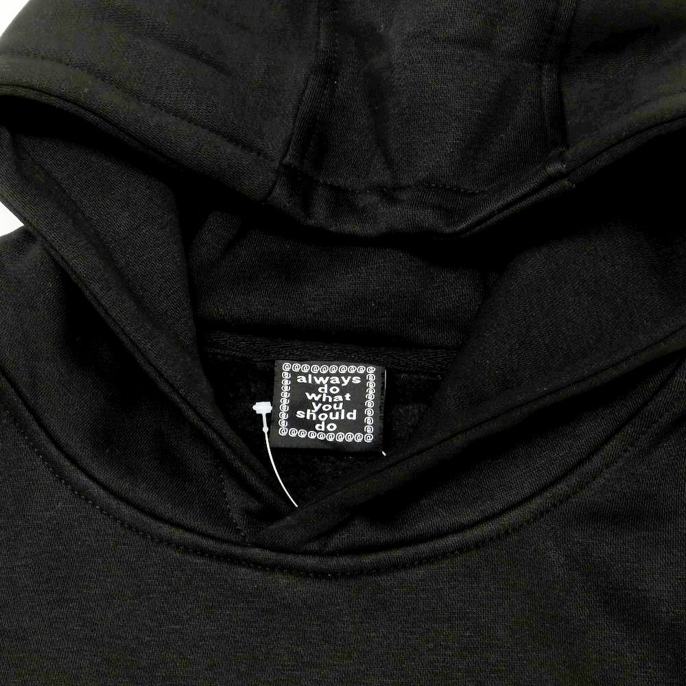 【中古】オールウェイズ ドゥ ワット ユー シュッド ドゥ ALWAYS DO WHAT YOU SHOULD DO コットン プルオーバー パーカー ブラック【 M 】【 状態ランクA 】【 メンズ 】