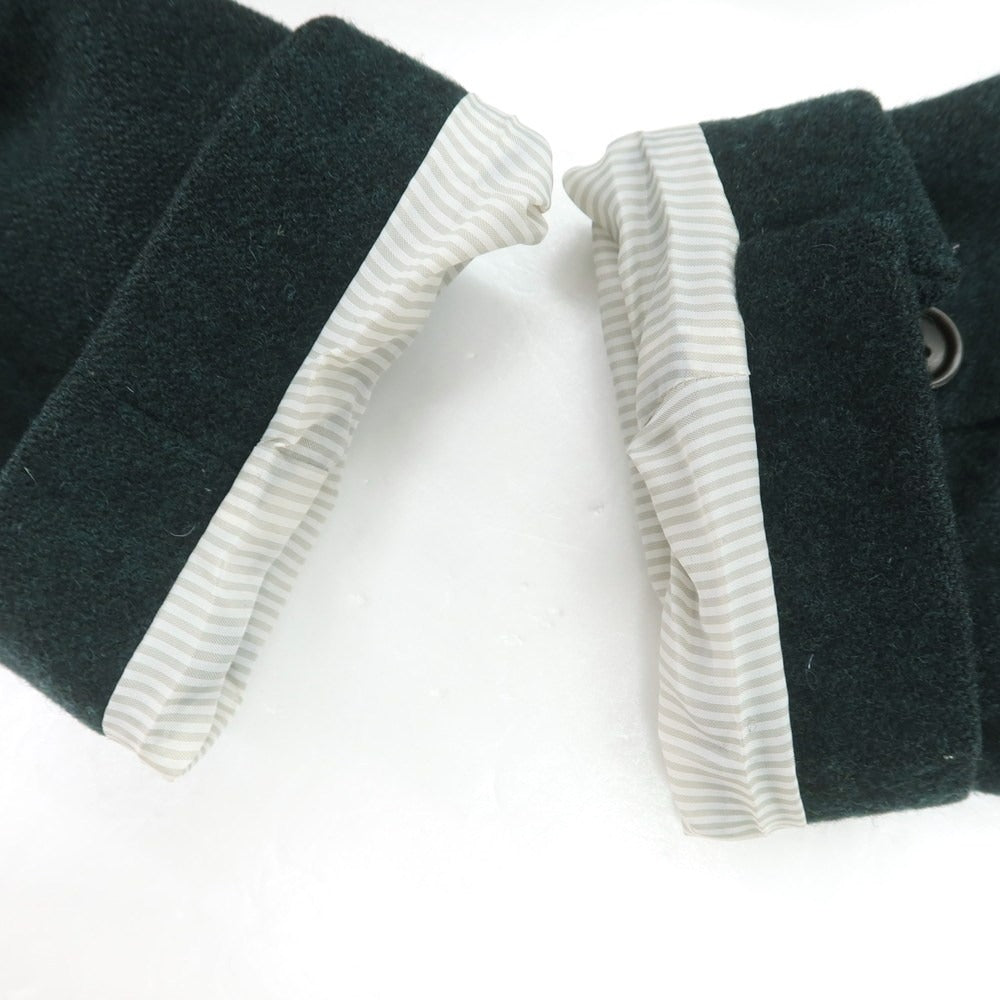 【中古】シップスジェットブルー SHIPS JET BLUE ウールポリエステル チェスターフィールドコート ダークグリーン【 S 】【 状態ランクC 】【 メンズ 】