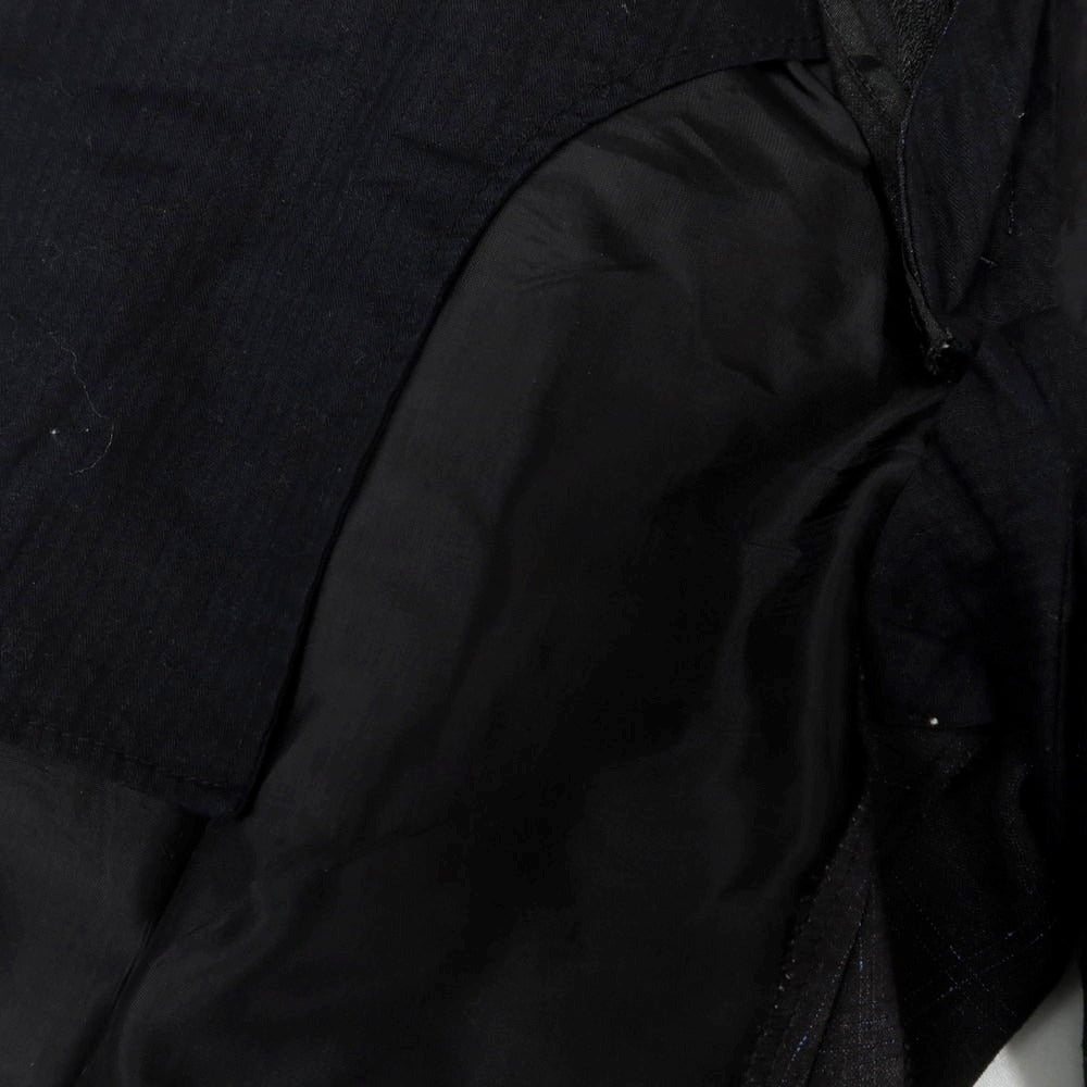 【中古】エトロ ETRO ウールカシミヤ チェック 2つボタンスーツ チャコールグレー系xブルー【 50 】【 状態ランクB 】【 メンズ 】