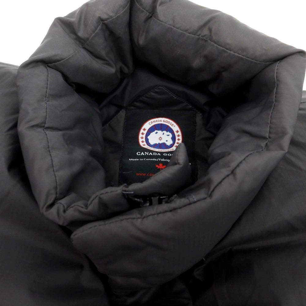 【中古】カナダグース CANADA GOOSE ナイロン ファー ダウンジャケット ダークグレー【 S 】【 状態ランクC 】【 メンズ 】