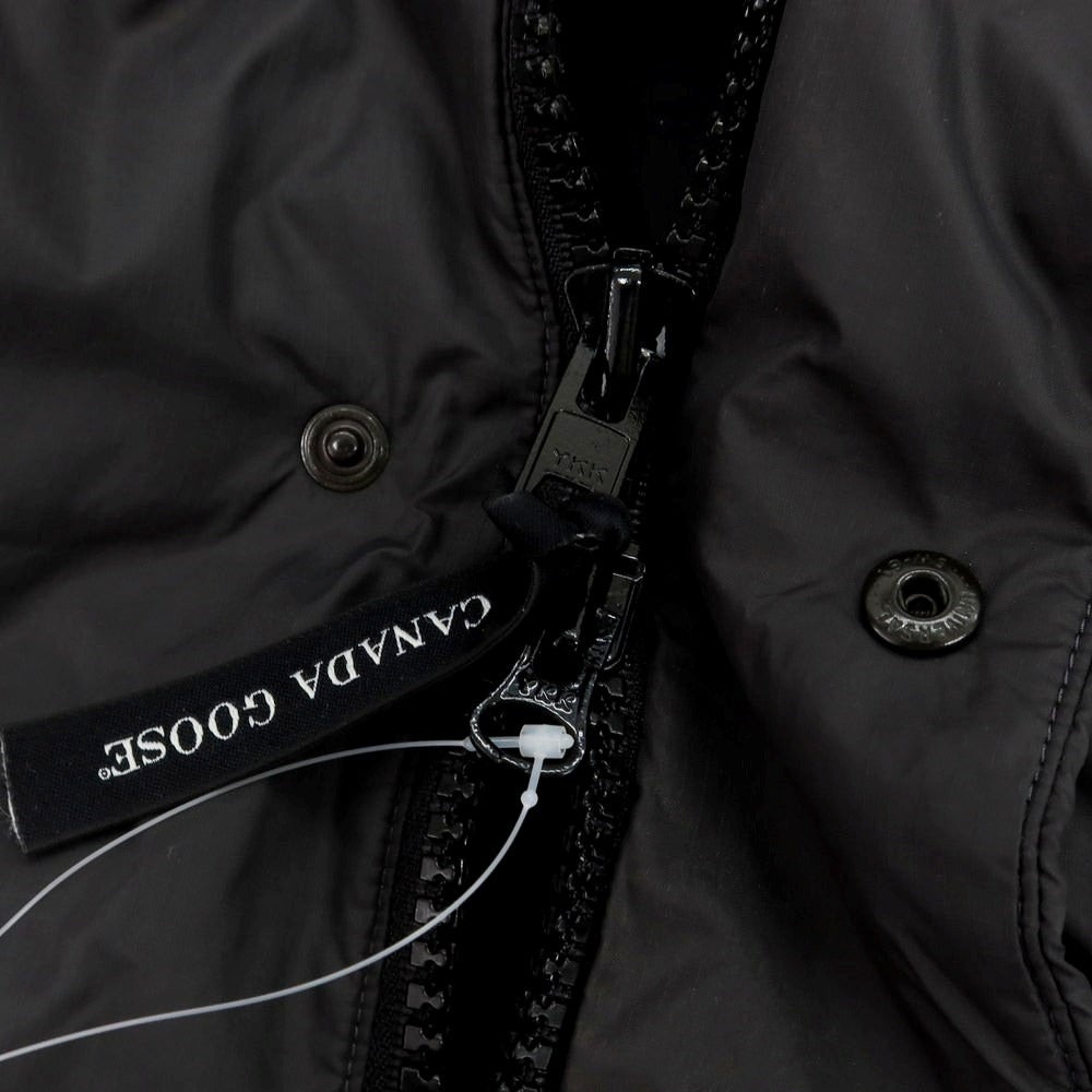 【中古】カナダグース CANADA GOOSE ナイロン ファー ダウンジャケット ダークグレー【 S 】【 状態ランクC 】【 メンズ 】