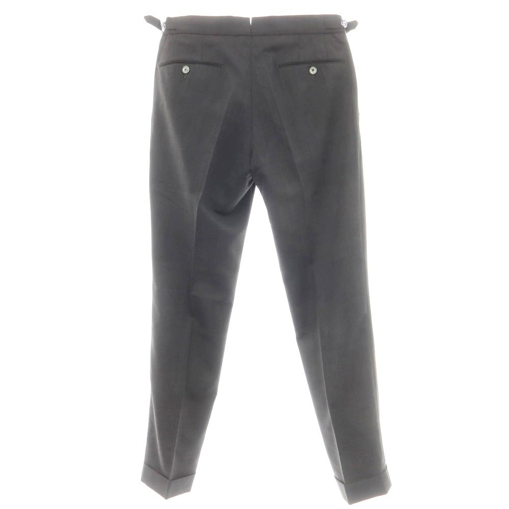 【中古】ピーティーゼロウーノ PT01 SMOOTH FIT ストレッチポリエステルウール ドレススラックスパンツ ダークグレー【 44 】【 状態ランクB 】【 メンズ 】
