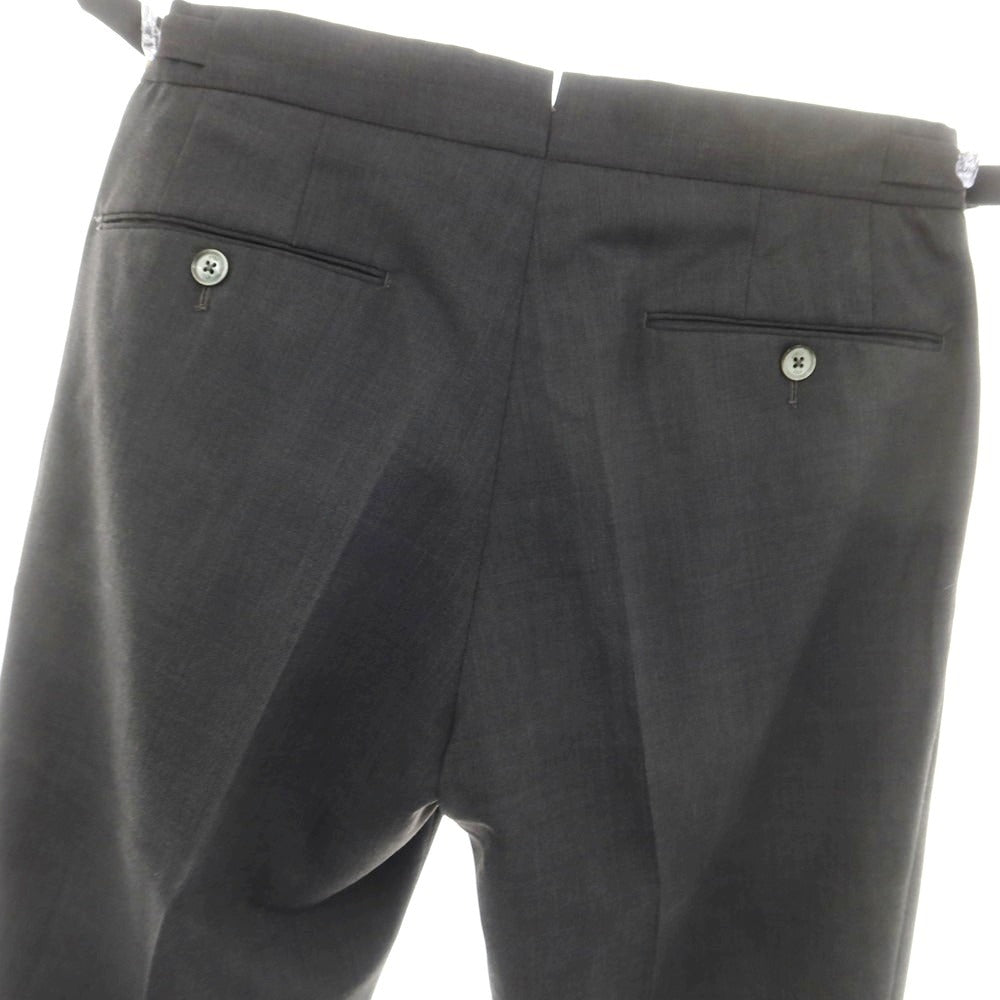 【中古】ピーティーゼロウーノ PT01 SMOOTH FIT ストレッチポリエステルウール ドレススラックスパンツ ダークグレー【 44 】【 状態ランクB 】【 メンズ 】