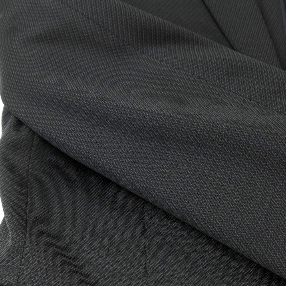 【中古】レノマ renoma ポリエステルジャージー 2つボタンスーツ ブラックグレー【 表記なし(L位) 】【 状態ランクB 】【 メンズ 】