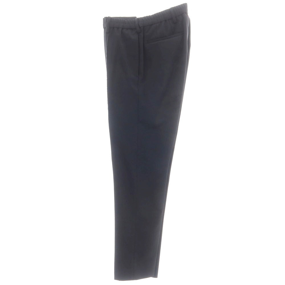 【中古】エストネーション ESTNATION ストレッチポリエステル 2つボタンスーツ ブラック【 上L/下S 】【 状態ランクB 】【 メンズ 】