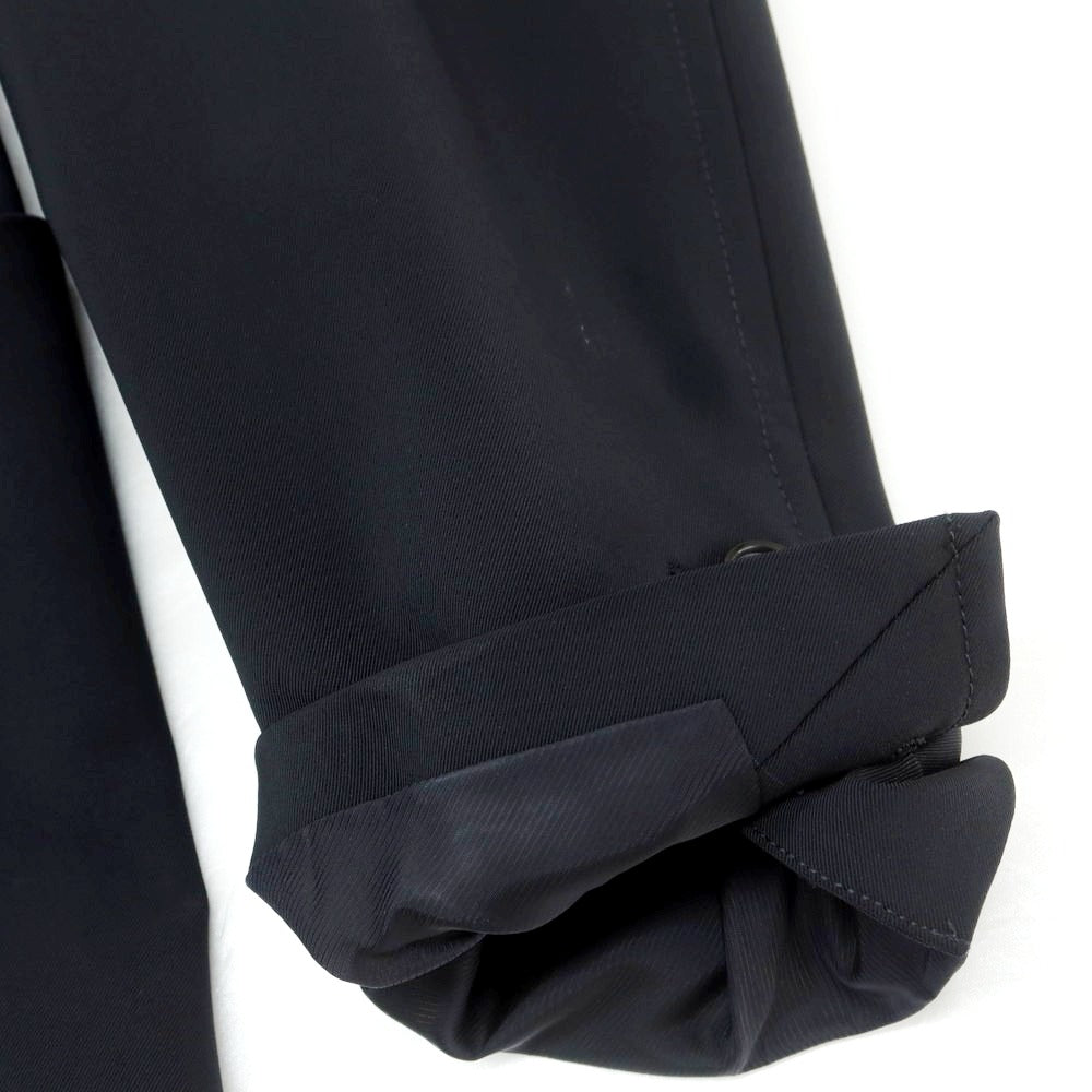 【中古】エストネーション ESTNATION ストレッチポリエステル 2つボタンスーツ ブラック【 上L/下S 】【 状態ランクB 】【 メンズ 】