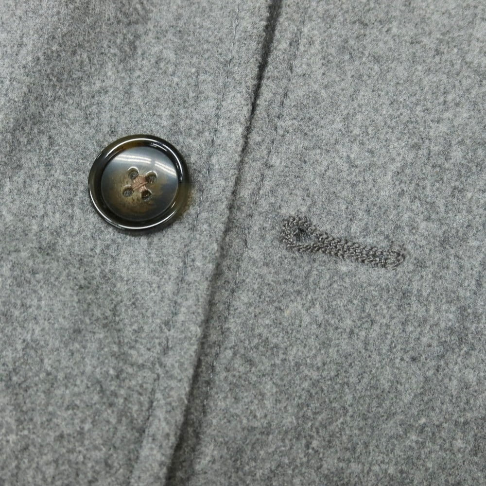 【中古】ナノユニバース nano universe ポリエステルコットンジャージー 2つボタンスーツ グレー【 上L/下M 】【 状態ランクC 】【 メンズ 】