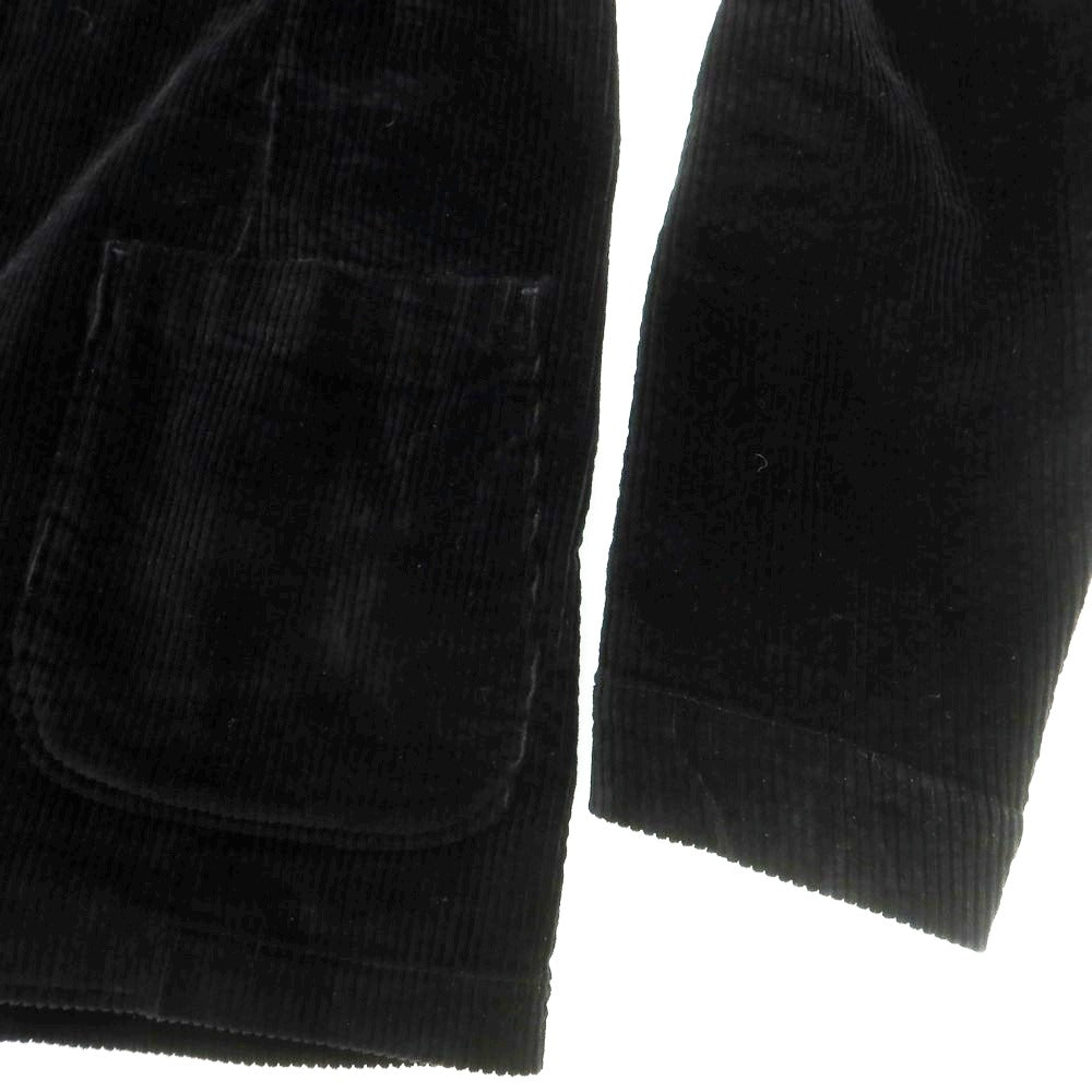 【中古】ラルディーニ LARDINI ストレッチコーデュロイ カジュアルジャケット ブラック【 M 】【 状態ランクB 】【 メンズ 】