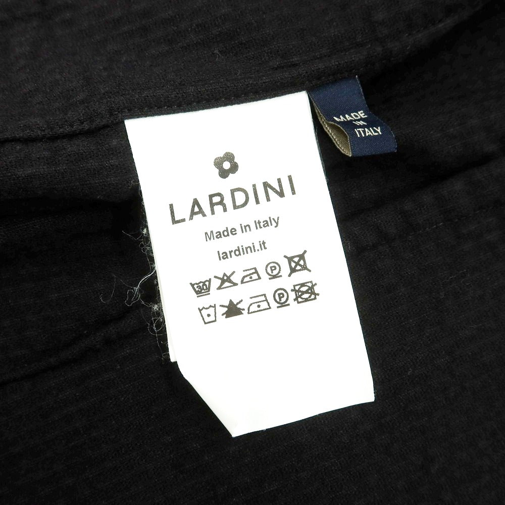 【中古】ラルディーニ LARDINI ストレッチコーデュロイ カジュアルジャケット ブラック【 M 】【 状態ランクB 】【 メンズ 】