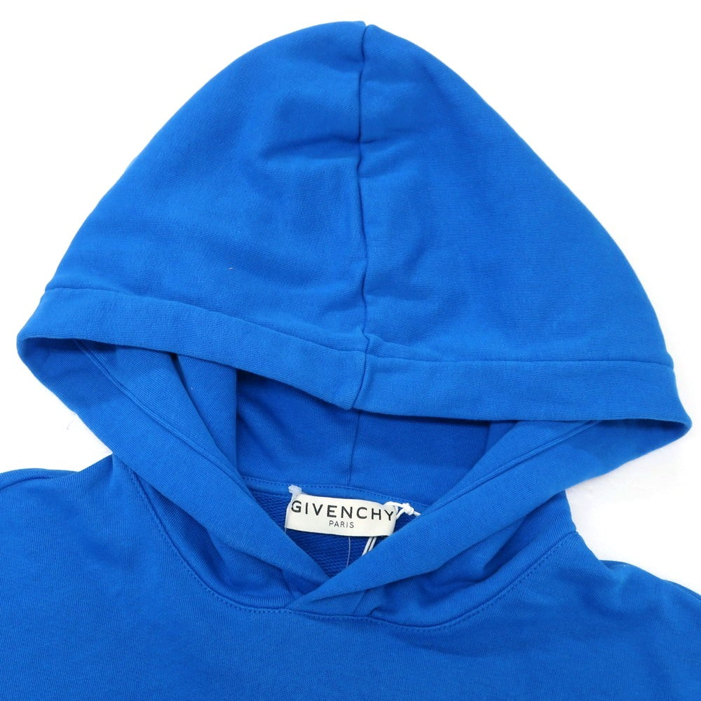 【中古】ジバンシィ GIVENCHY コットン プルオーバー パーカー ブルー【 M 】【 状態ランクC 】【 メンズ 】