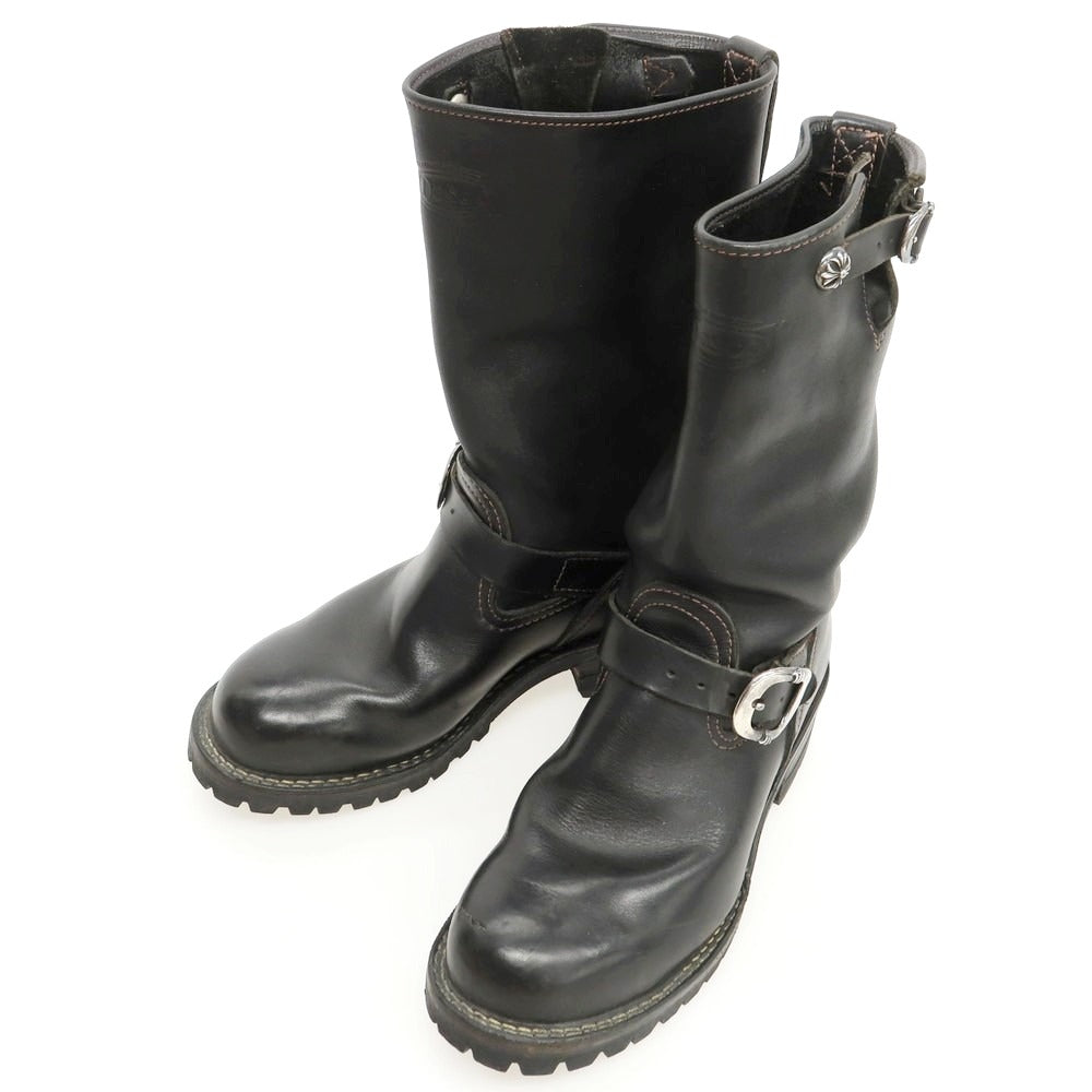 【中古】ウエスコ WESCO TheBoss シルバーホースカスタム エンジニアブーツ ブラック【 8 1/2 】【 状態ランクB 】【 メンズ 】