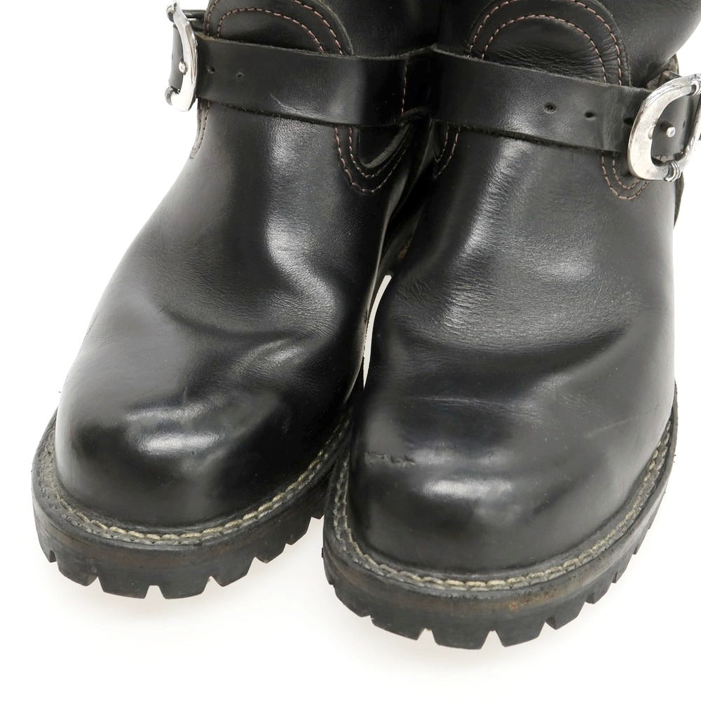 【中古】ウエスコ WESCO TheBoss シルバーホースカスタム エンジニアブーツ ブラック【 8 1/2 】【 状態ランクB 】【 メンズ 】