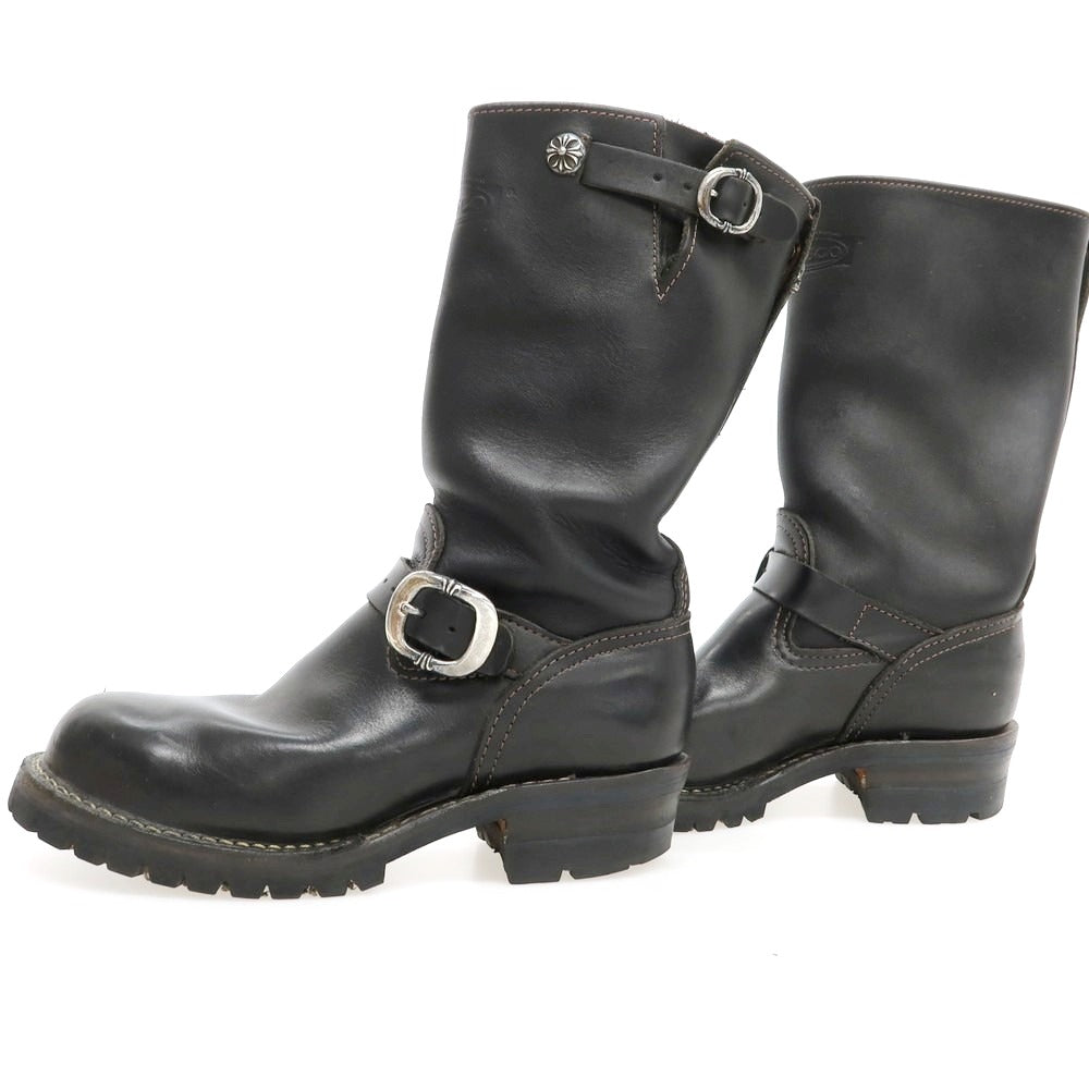 【中古】ウエスコ WESCO TheBoss シルバーホースカスタム エンジニアブーツ ブラック【 8 1/2 】【 状態ランクB 】【 メンズ 】