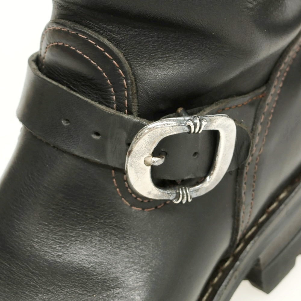 【中古】ウエスコ WESCO TheBoss シルバーホースカスタム エンジニアブーツ ブラック【 8 1/2 】【 状態ランクB 】【 メンズ 】
