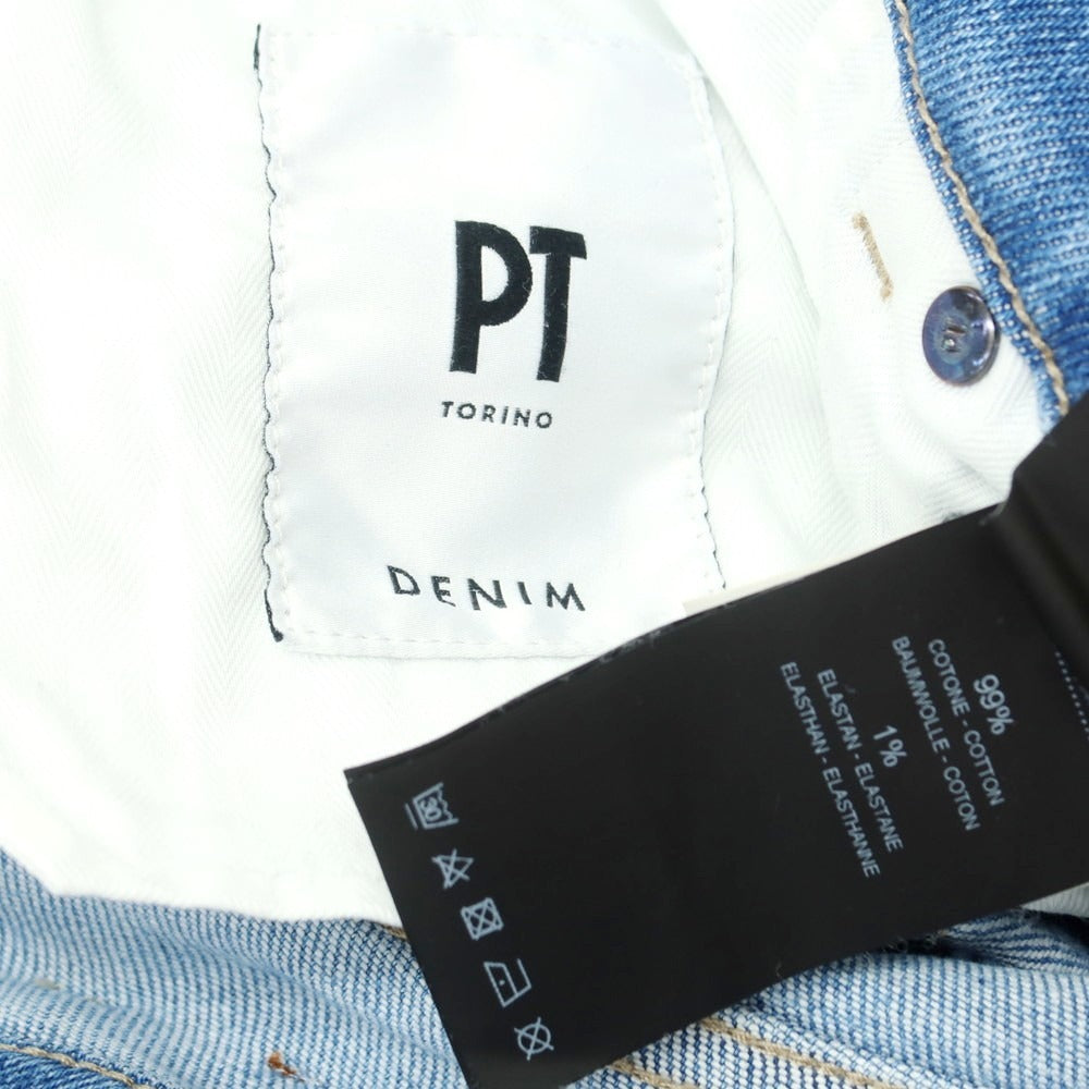 【中古】ピーティートリノ デニム PT TORINO DENIM SOUL デニムパンツ ジーンズ ライトブルー【 28 】【 状態ランクB 】【 メンズ 】