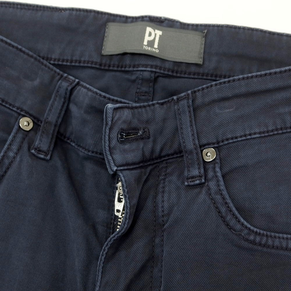 【中古】ピーティートリノ PT TORINO SWING ストレッチツイルコSWING 5ポケットパンツ ネイビー【 28 】【 状態ランクB 】【 メンズ 】
