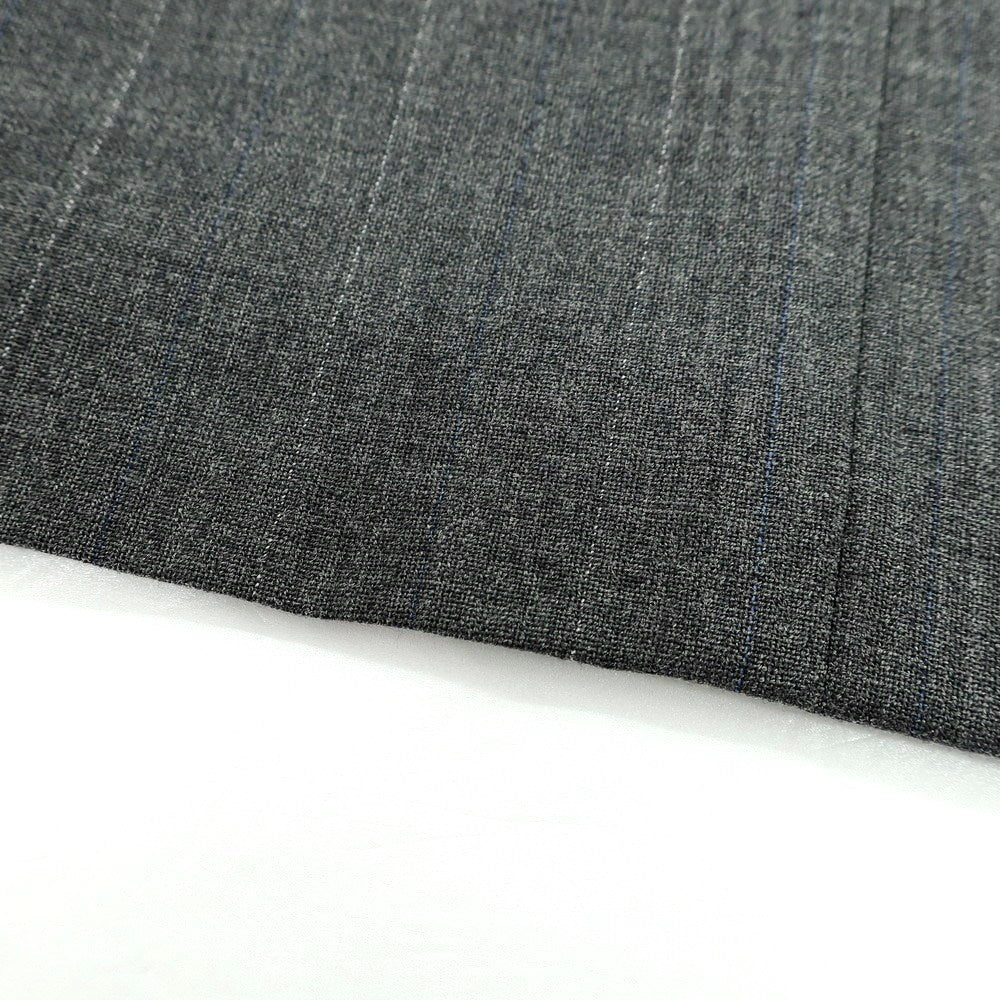 【中古】キートン Kiton ウール ストライプ テーラードジャケット グレー【 44 】【 状態ランクC 】【 メンズ 】
