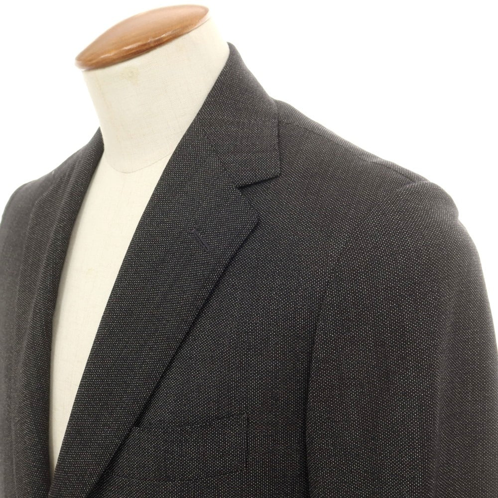 【中古】サルトリオ Sartorio ウール 3つボタンスーツ ダークウォームグレー【 46 】【 状態ランクB 】【 メンズ 】