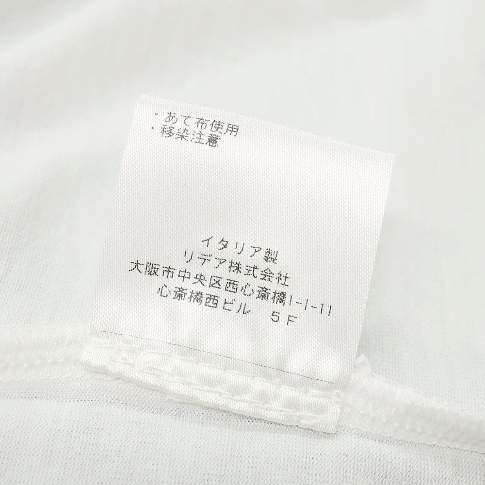 【中古】【未使用】クルチアーニ CRUCIANI ストレッチ コットン クルーネック 半袖Tシャツ ホワイト【 48 】【 状態ランクS 】【 メンズ 】