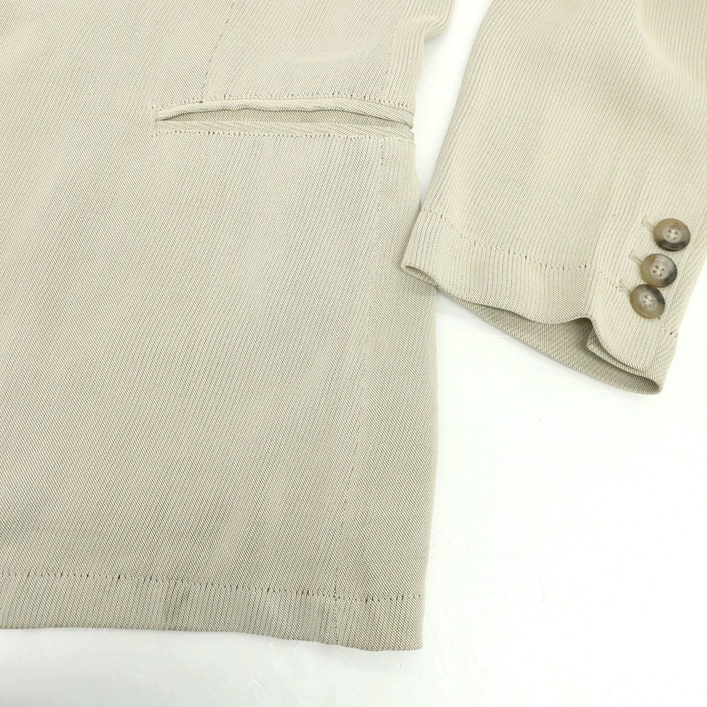 【中古】ジョルジオアルマーニ GIORGIO ARMANI レーヨン カジュアルジャケット ライトベージュ【 46 】【 状態ランクC 】【 メンズ 】