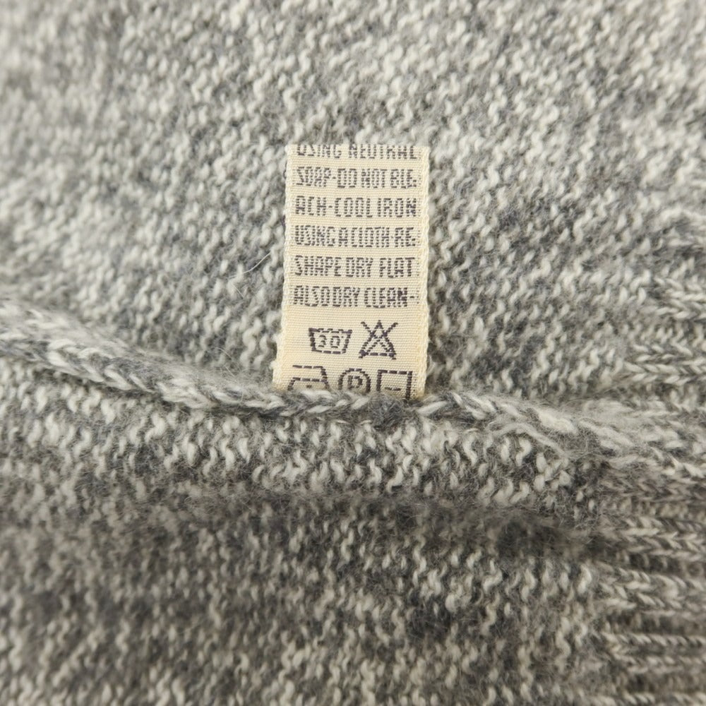 【中古】マーロ Malo カシミヤ タートルネック プルオーバーニット グレー系【 50 】【 状態ランクC 】【 メンズ 】