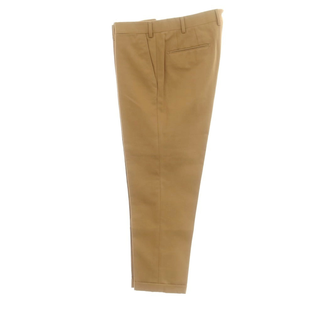 【中古】サンタニエッロ SANTANIELLO コットンカシミヤ ダブルスーツ キャメル【 52 】【 状態ランクD 】【 メンズ 】
