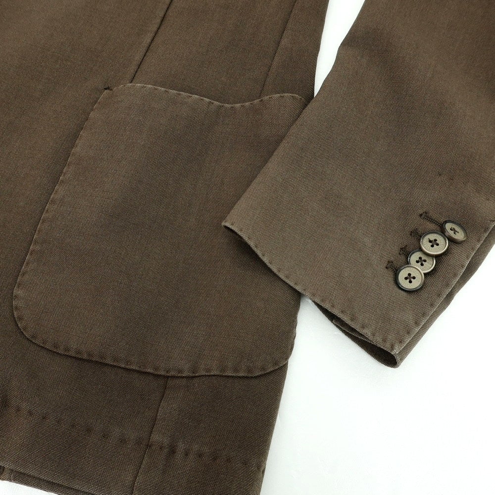 【中古】サンタニエッロ SANTANIELLO ウール カジュアルジャケット ダークブラウン【 52 】【 状態ランクB 】【 メンズ 】