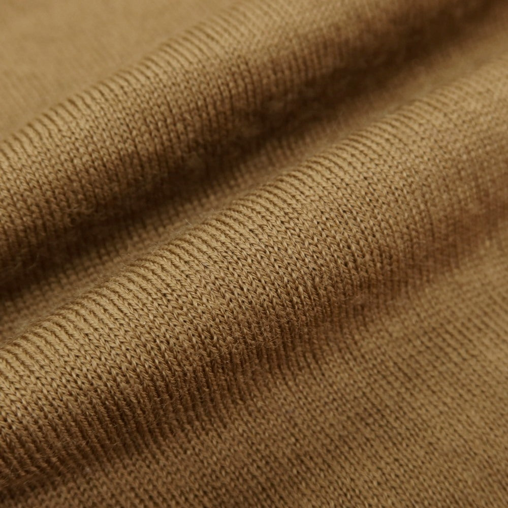 【中古】パオロ ペコラ PAOLO PECORA ハイゲージ ウール カーディガン ライトブラウン【 S 】【 状態ランクD 】【 メンズ 】