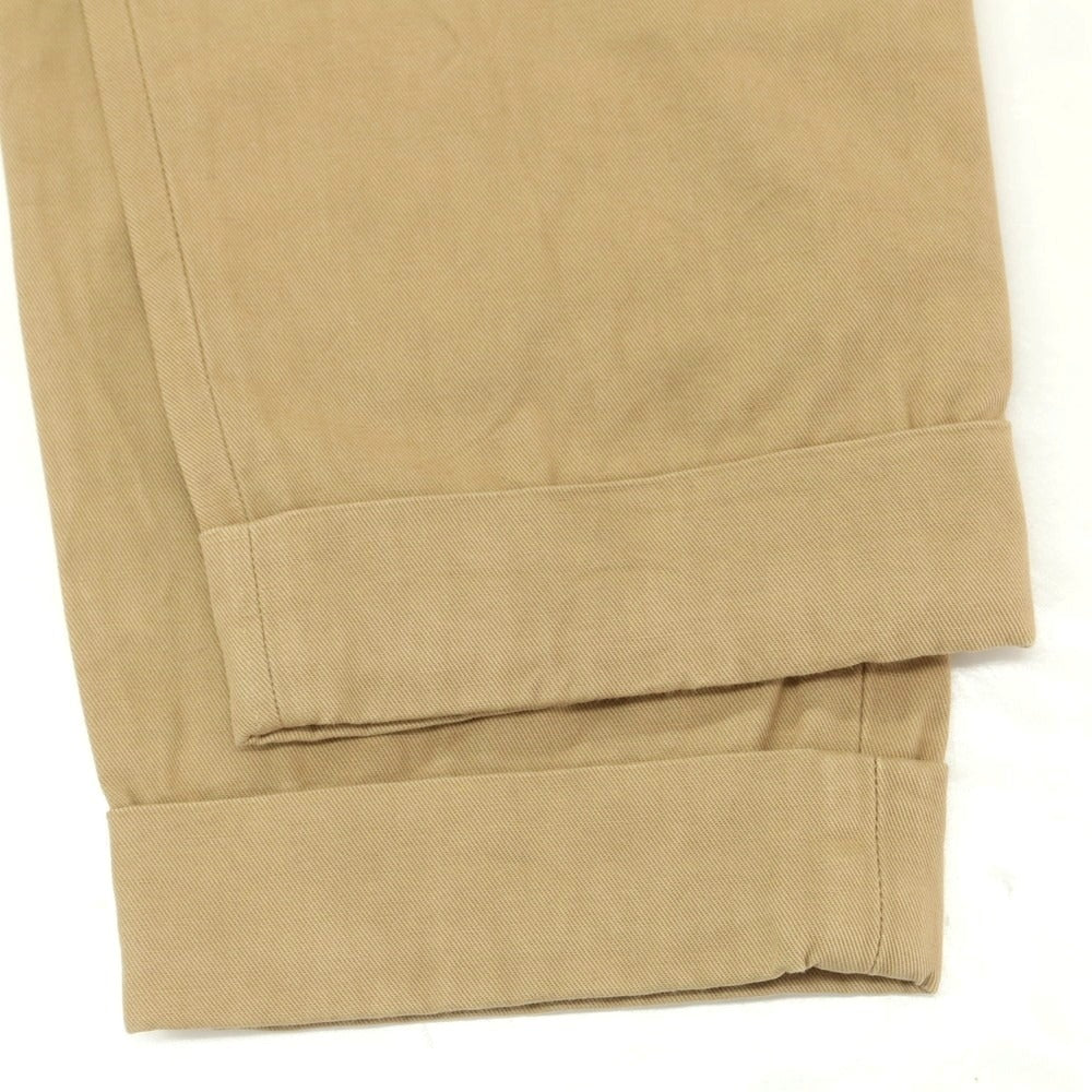 【中古】ブルネロクチネリ Brunello Cucinelli ツイルコットン カジュアルスラックスパンツ ベージュ【 46 】【 状態ランクC 】【 メンズ 】