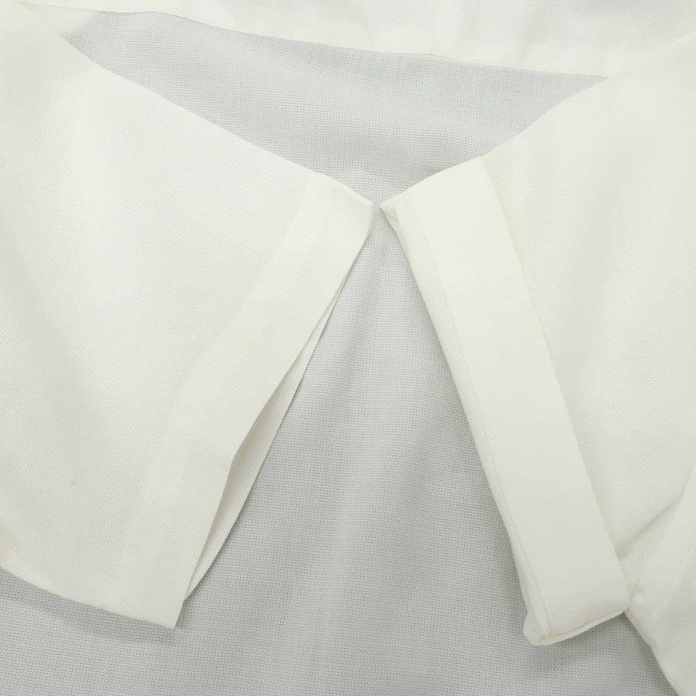 【中古】エディフィス EDIFICE COOL MAX コットンポリエステル ワイドカラー 半袖シャツ ホワイト【 38 】【 状態ランクC 】【 メンズ 】