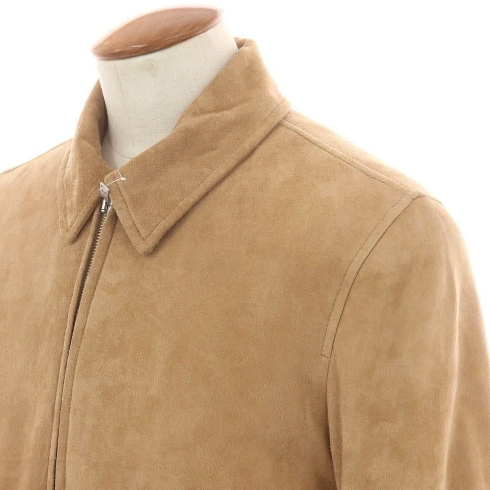 【中古】ピーティートリノ PT TORINO スエード 中綿 レザーブルゾン ベージュ【 48 】【 状態ランクC 】【 メンズ 】