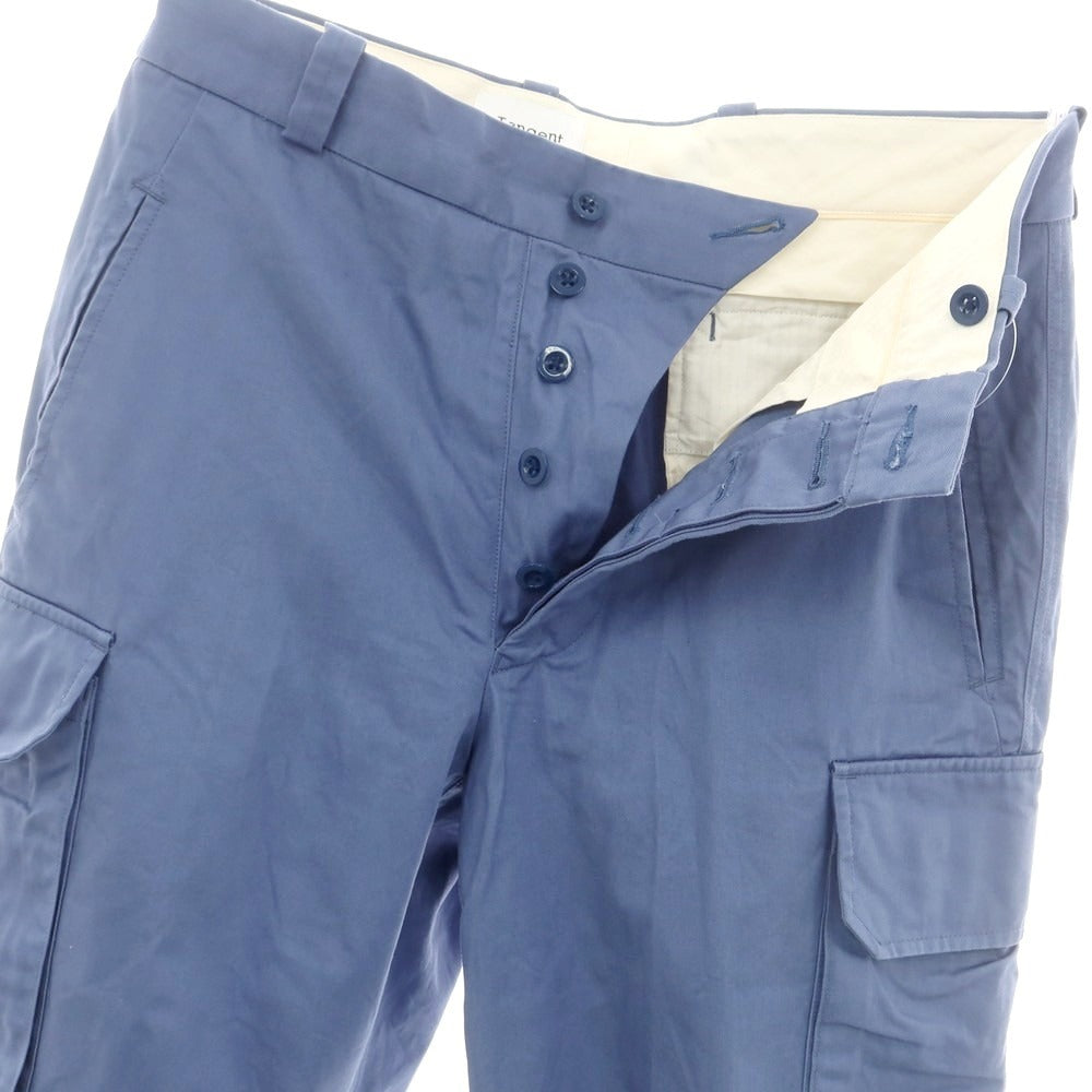 【中古】タンジェント Tangent ツイルコットン カーゴパンツ スマルトブルー【 48 】【 状態ランクC 】【 メンズ 】