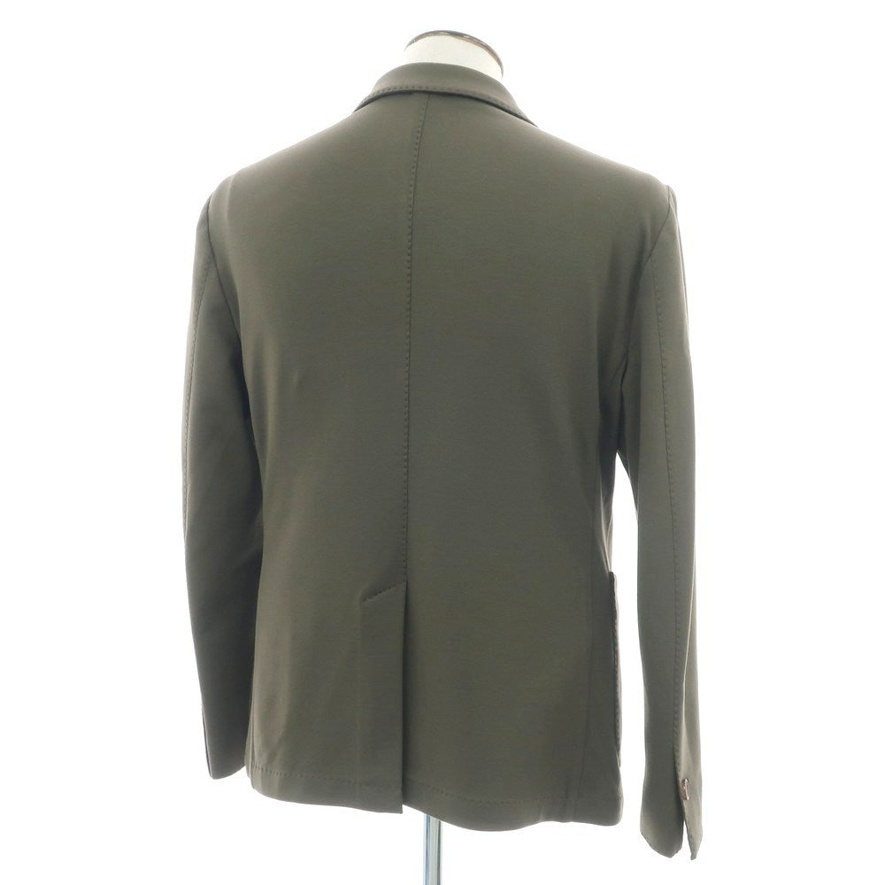 【中古】スーツオム SUITHOMME レーヨンナイロンジャージー カジュアルジャケット オリーブ【 52 】【 状態ランクA 】【 メンズ 】